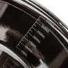 GARNEK EMALIOWANY 24cm 3,7L Z POKRYWĄ BANQUET METALLIC BLACK
